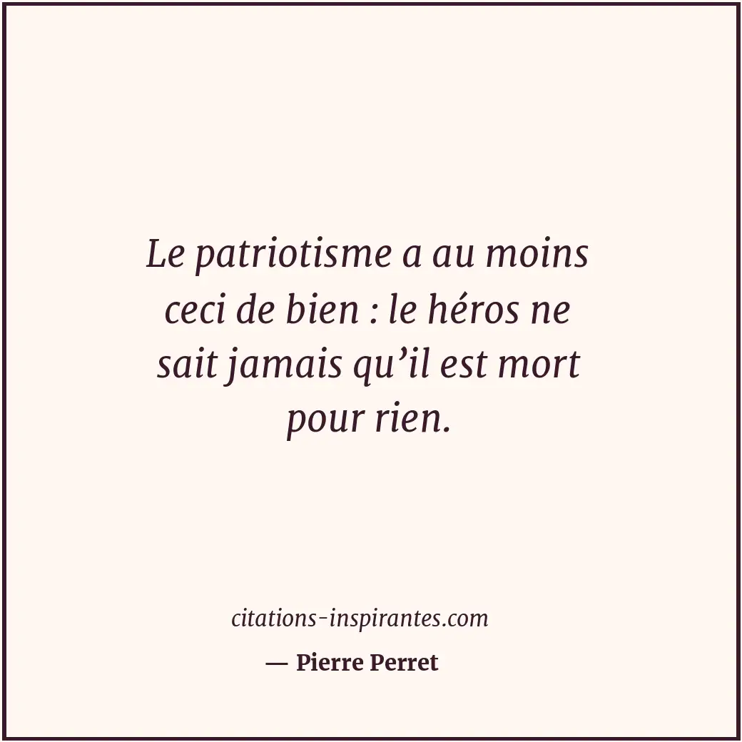 Citation de Pierre Perret