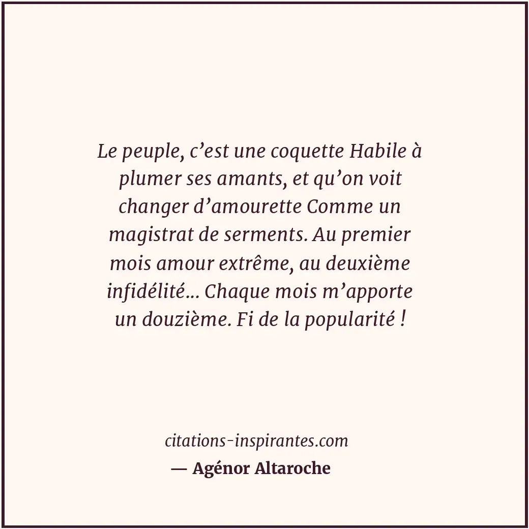 Citation de Agénor Altaroche