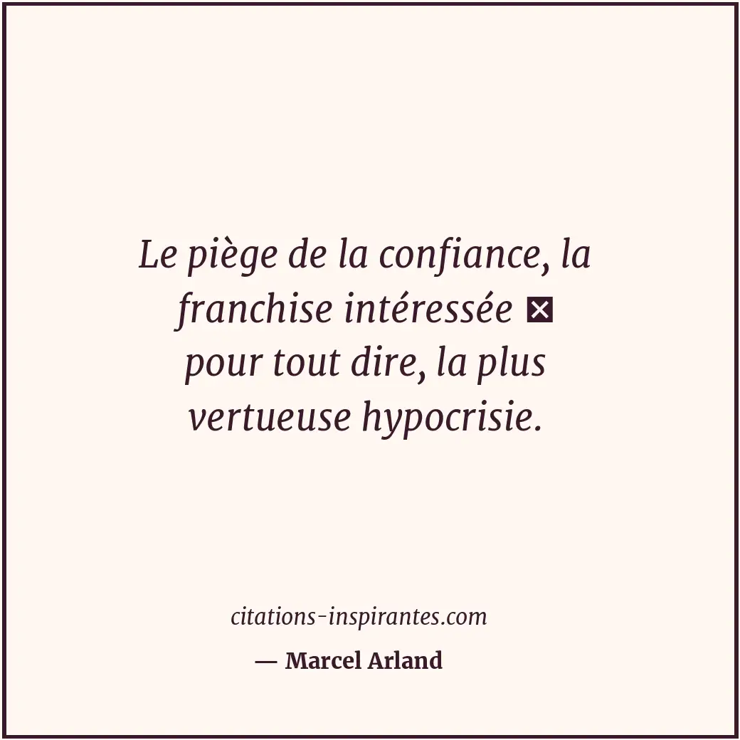 Citation de Marcel Arland