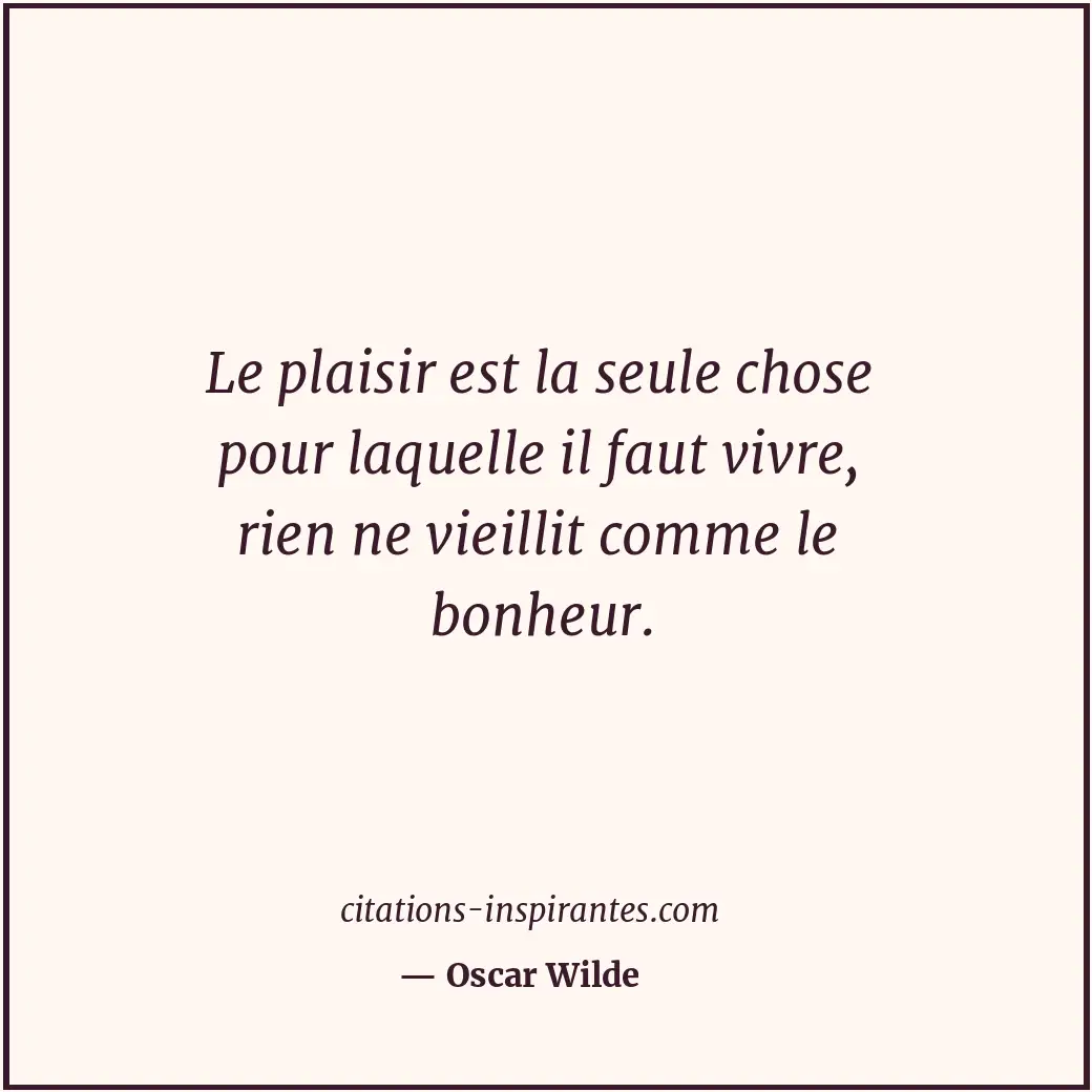 Citation de Oscar Wilde