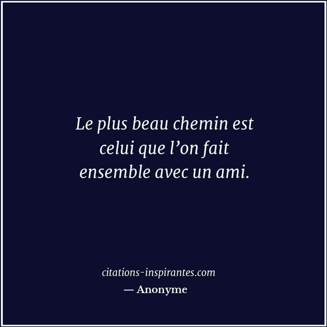 Citation de Anonyme