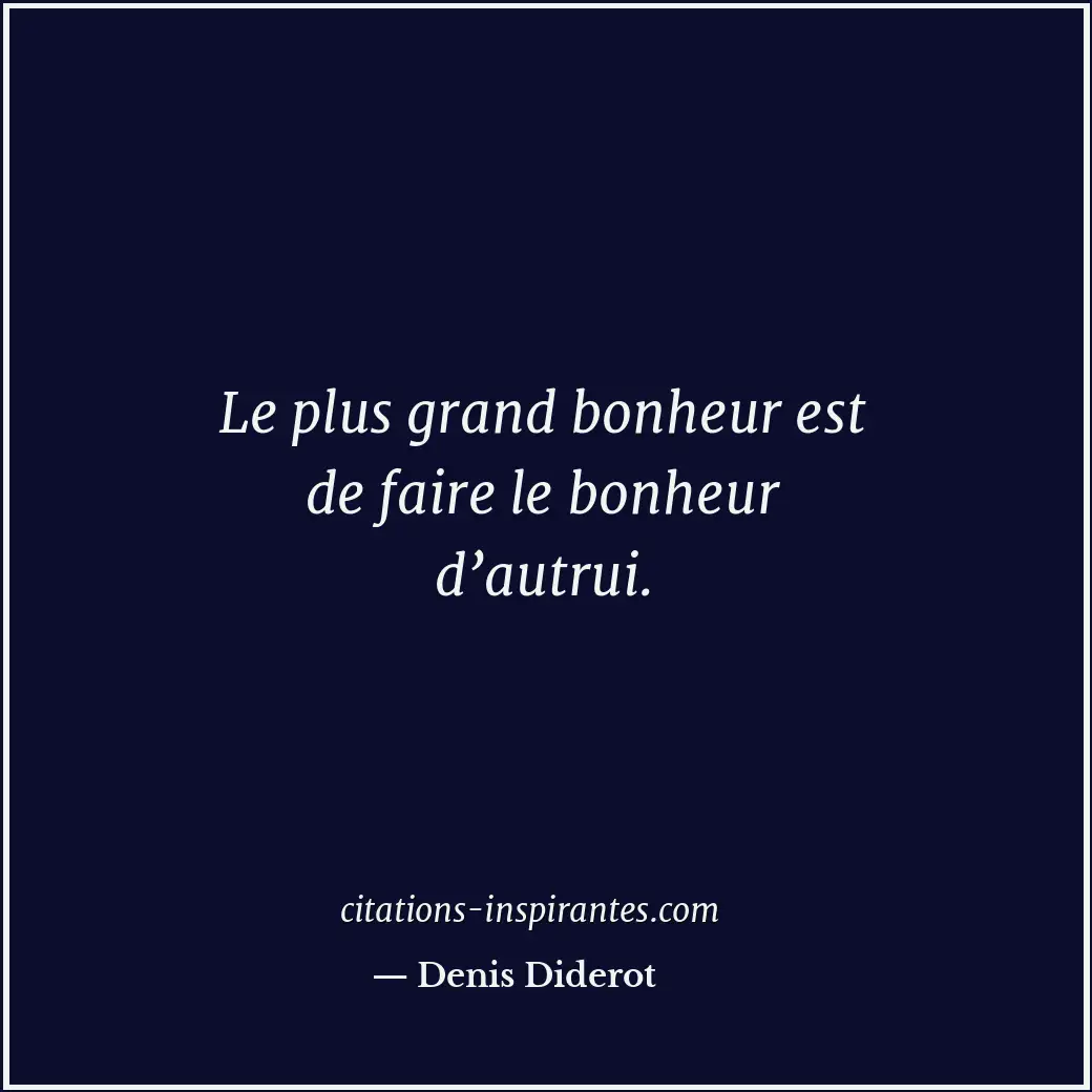 Citation de Denis Diderot