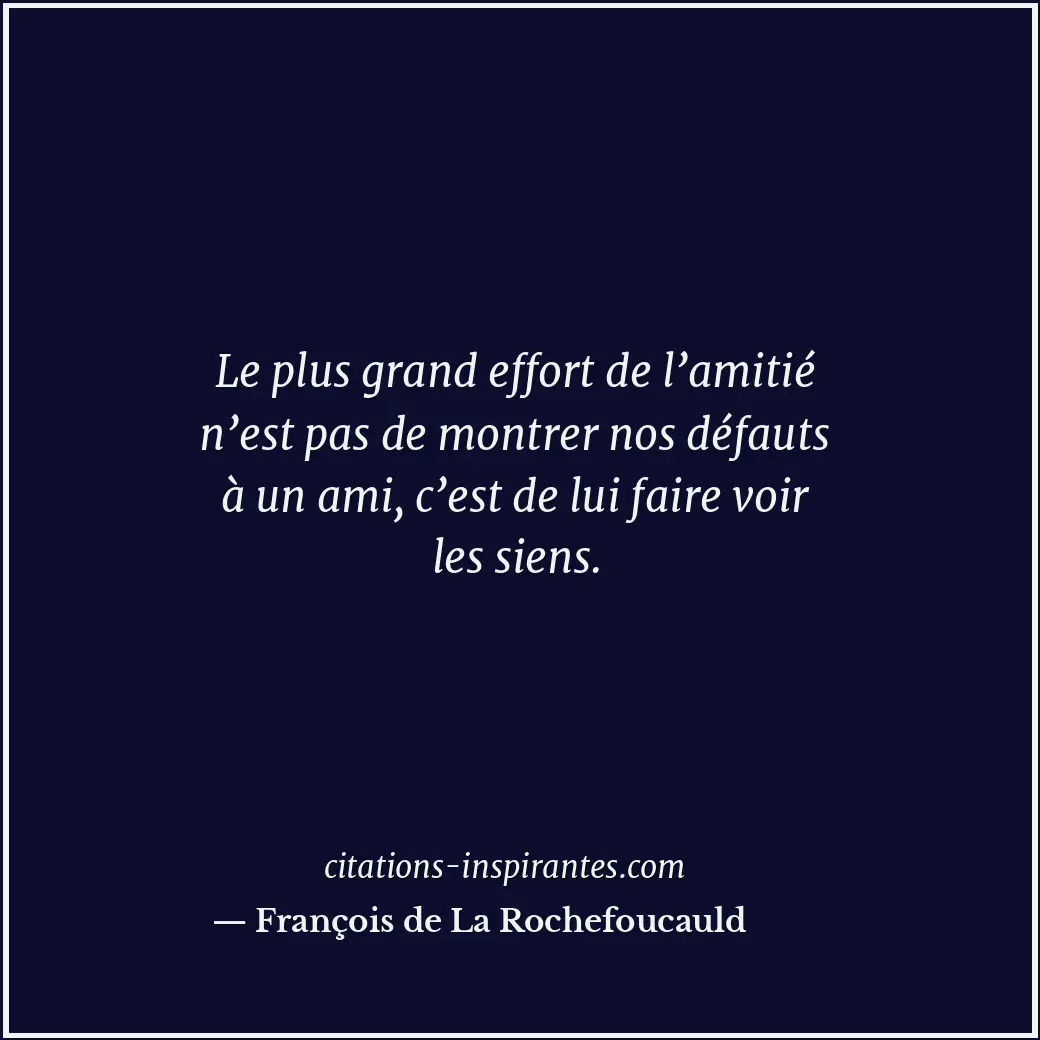 Citation de François de La Rochefoucauld