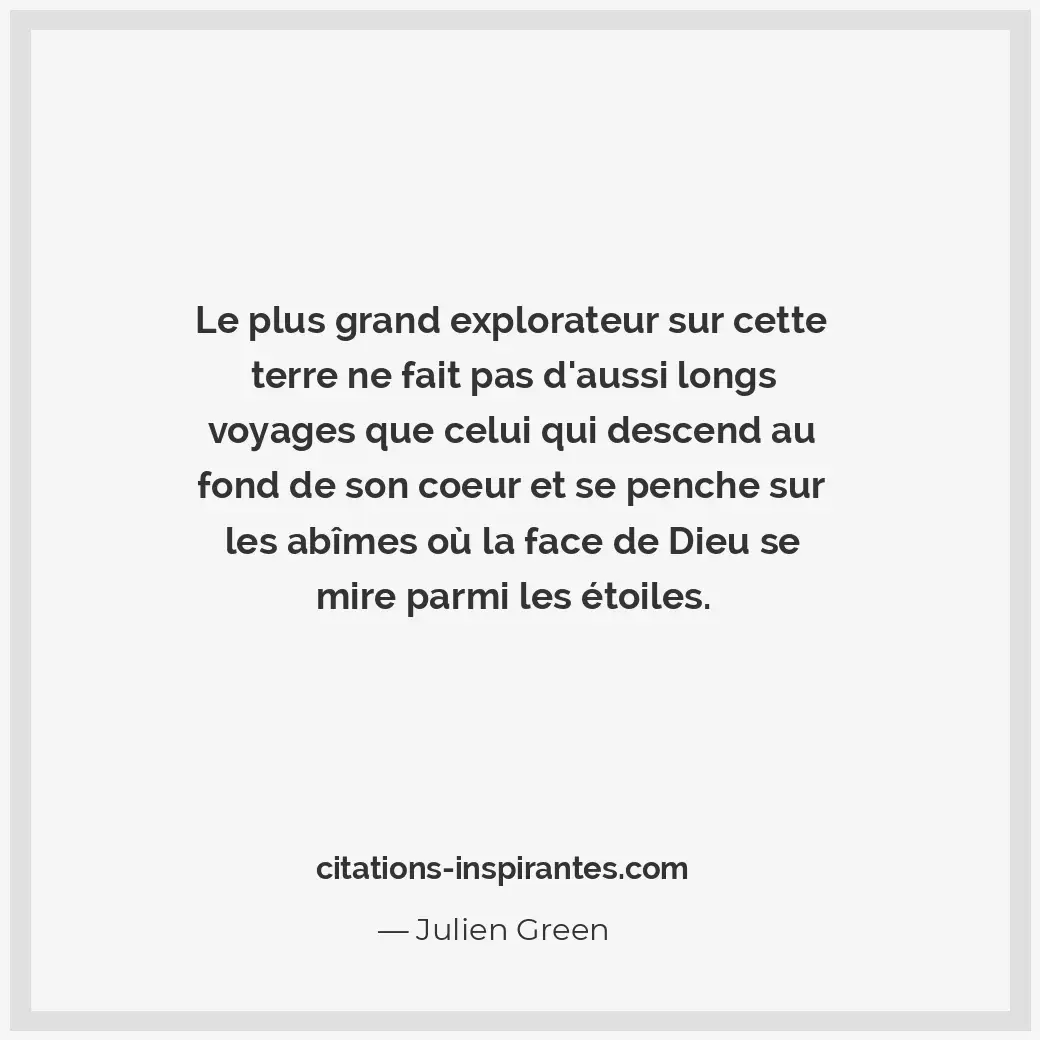 Citation de Julien Green