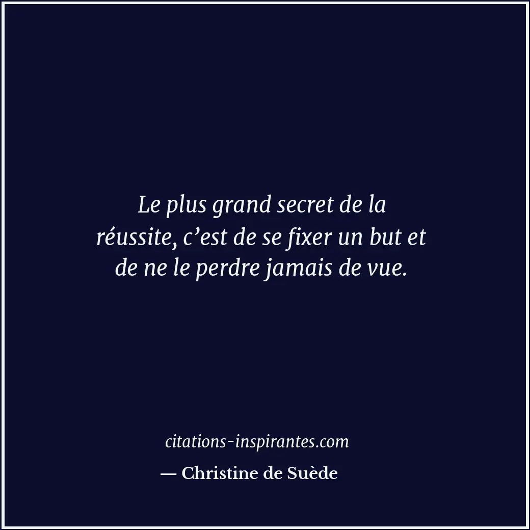 Citation de Christine de Suède