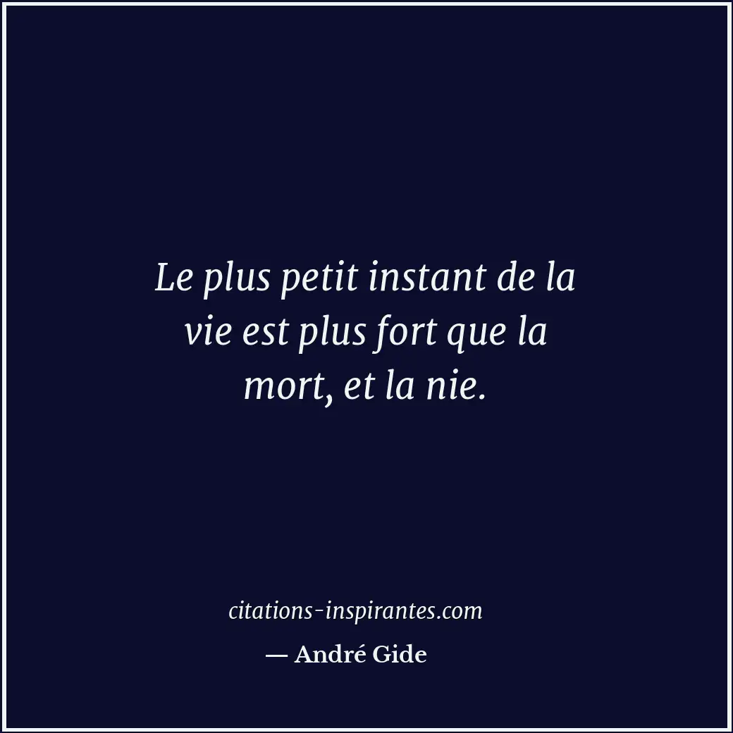 Citation de André Gide