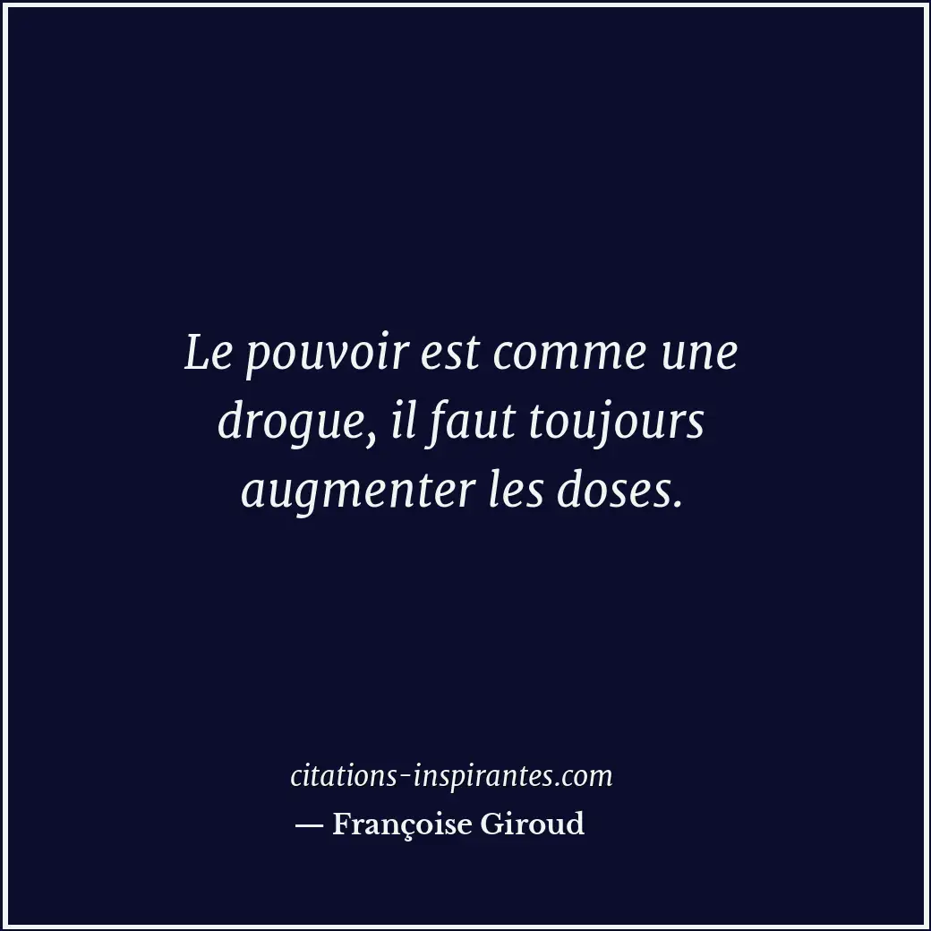 Citation de Françoise Giroud