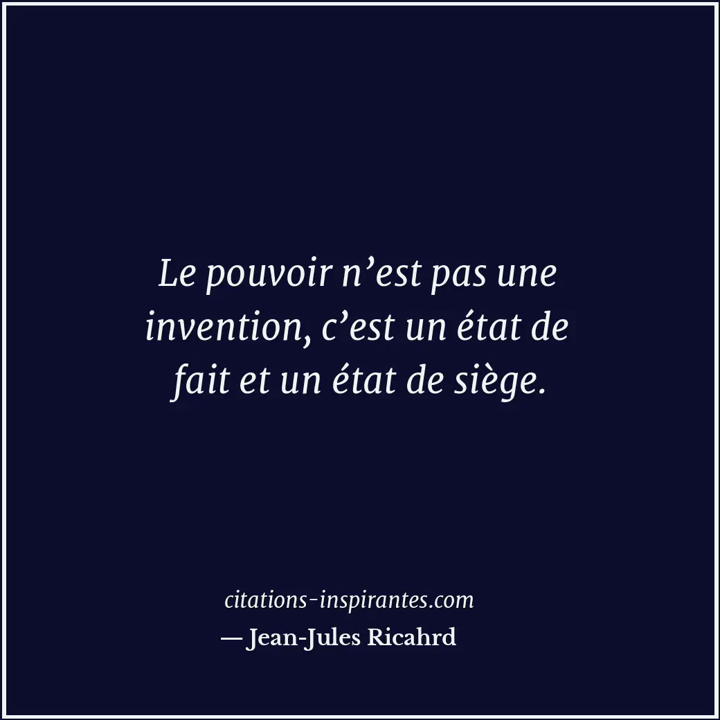 Citation de Jean-Jules Ricahrd