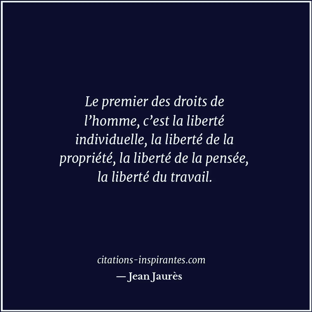 Citation de Jean Jaurès