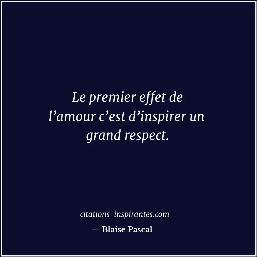 Citation de Blaise Pascal