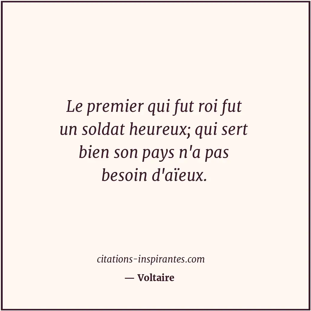 Citation de Voltaire