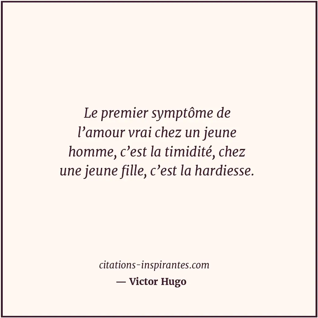 Citation de Victor Hugo