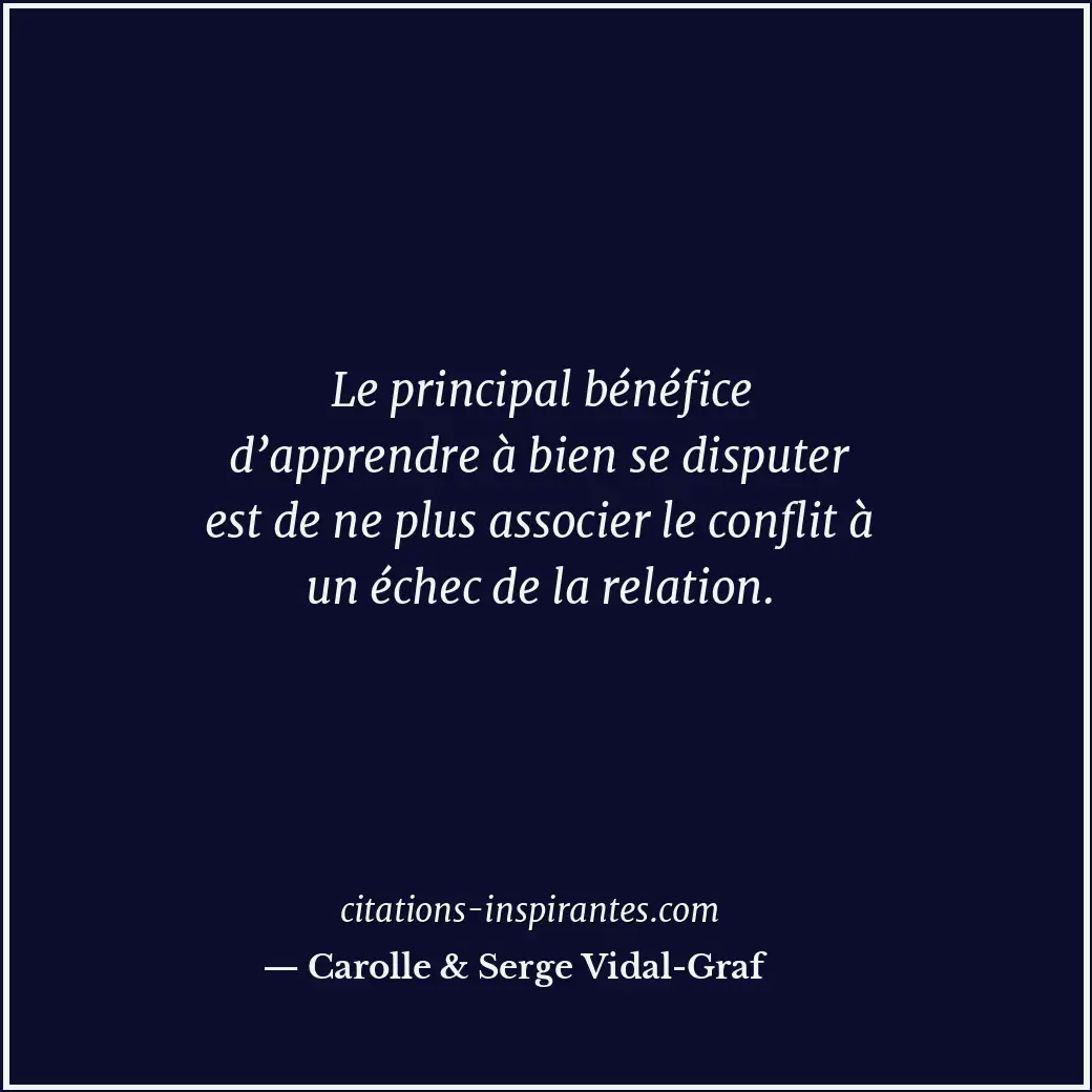 Citation de Carolle & Serge Vidal-Graf