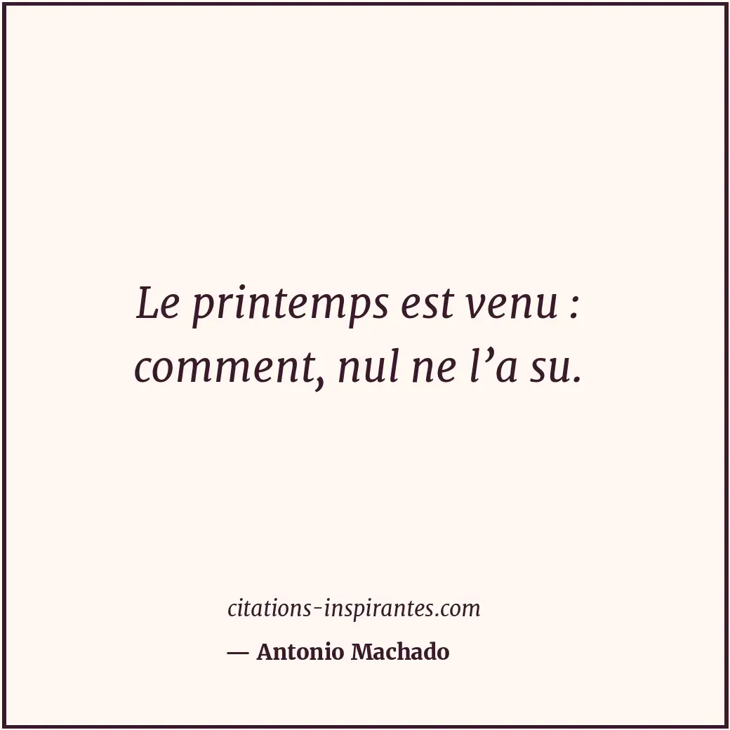 Citation de Antonio Machado