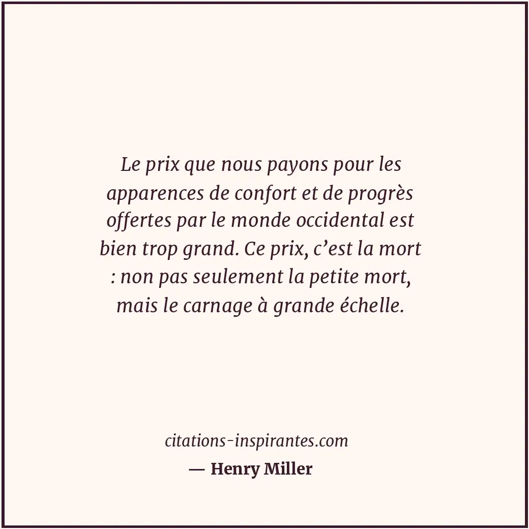 Citation de Henry Miller