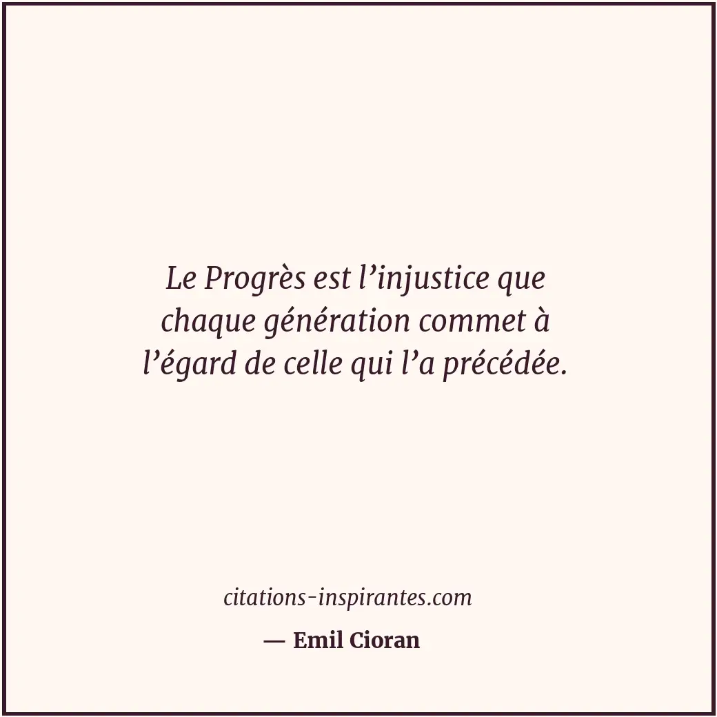 Citation de Emil Cioran