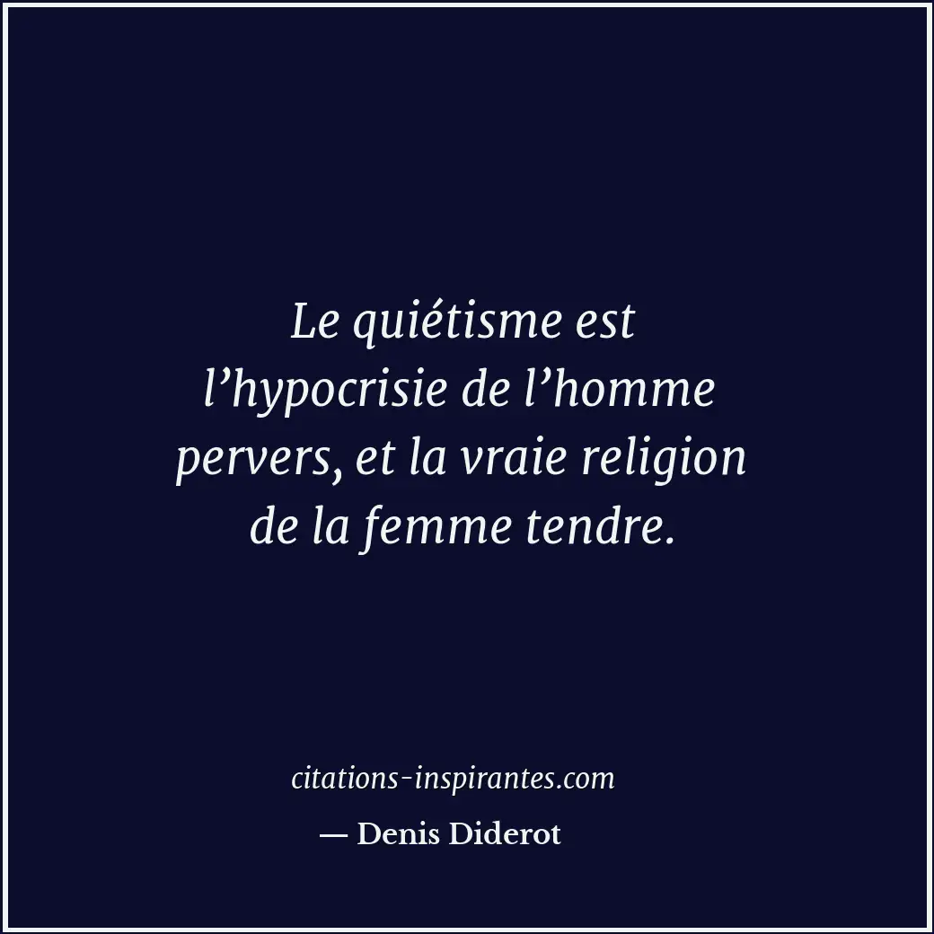 Citation de Denis Diderot