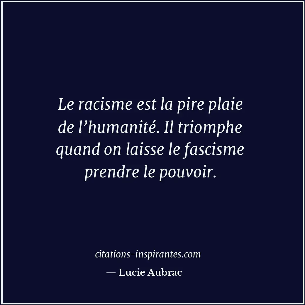 Citation de Lucie Aubrac