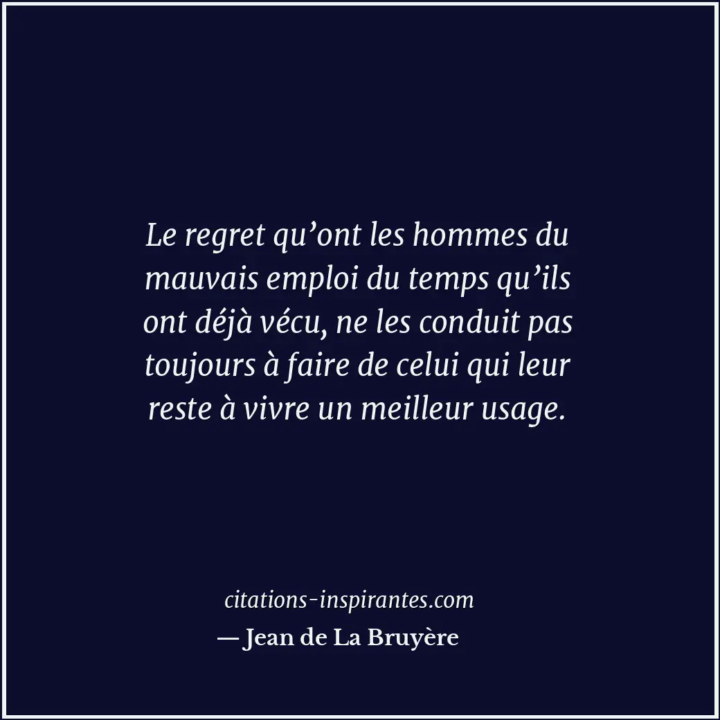 Citation de Jean de La Bruyère