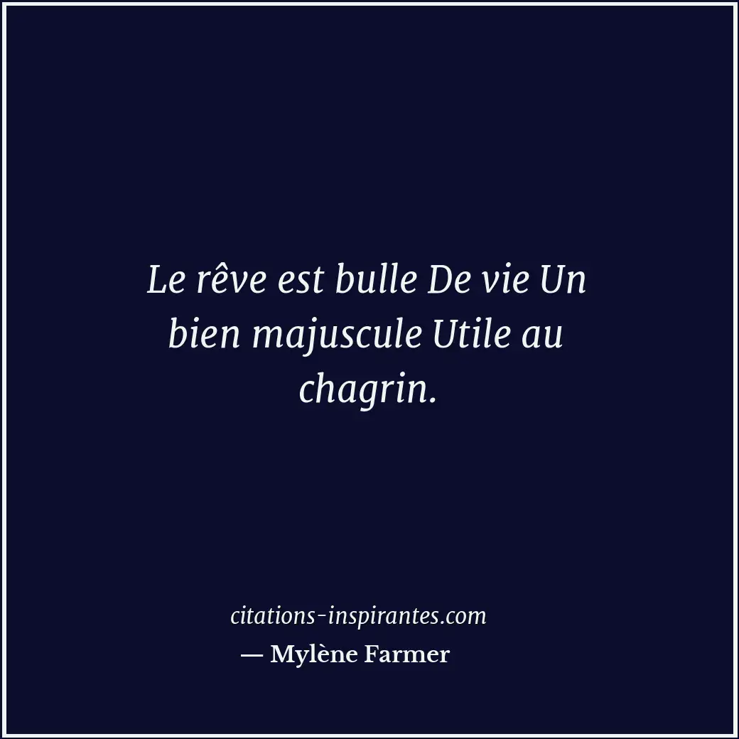 Citation de Mylène Farmer