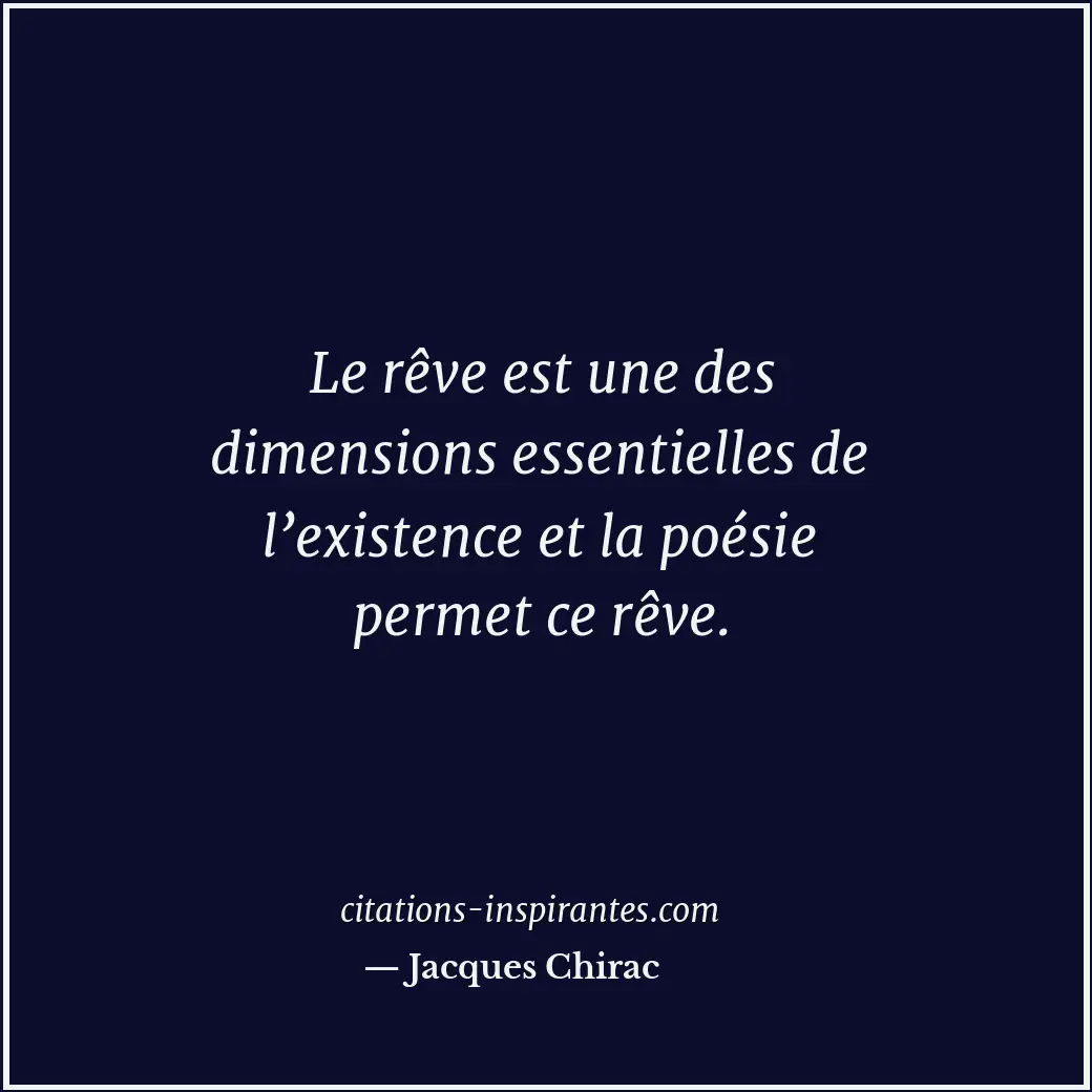 Citation de Jacques Chirac