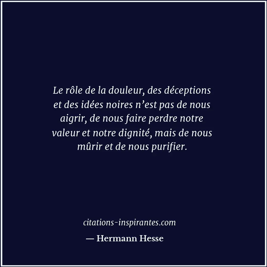 Citation de Hermann Hesse