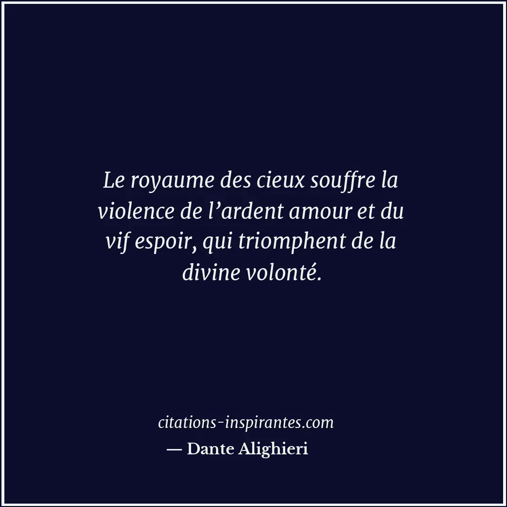 Citation de Dante Alighieri