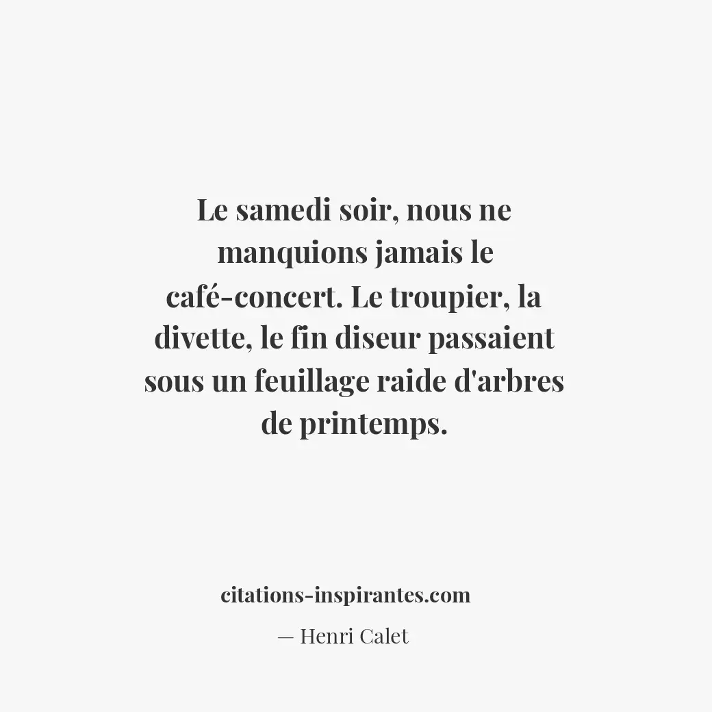 Citation de Henri Calet