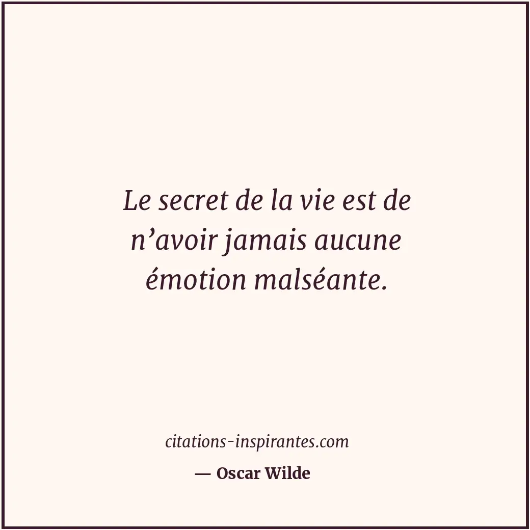 Citation de Oscar Wilde
