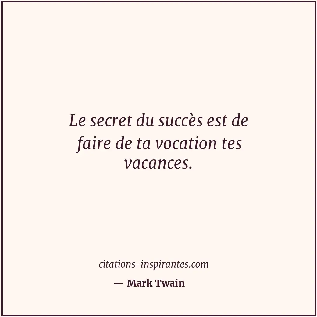 Citation de Mark Twain