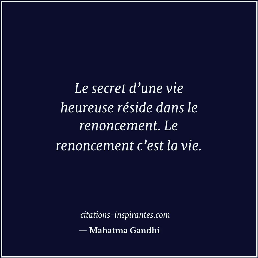 Citation de Mahatma Gandhi
