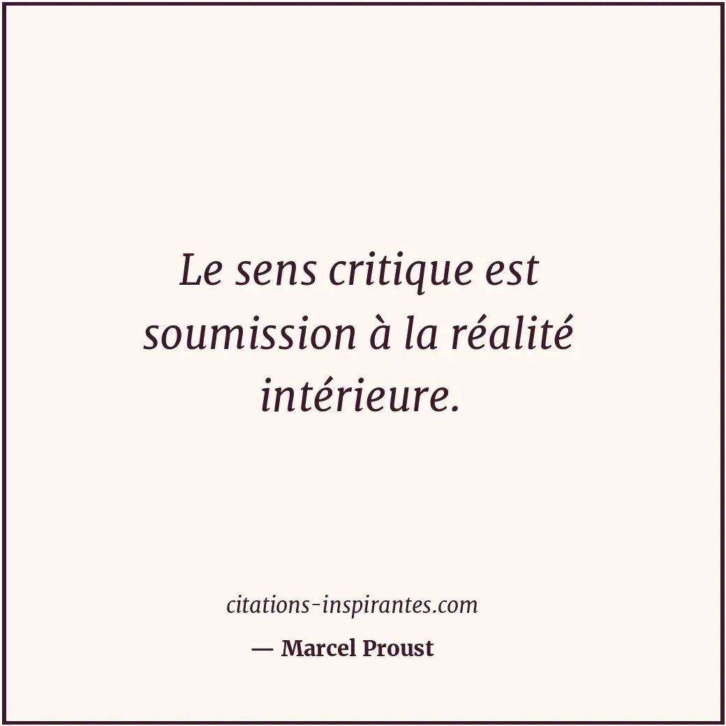 Citation de Marcel Proust