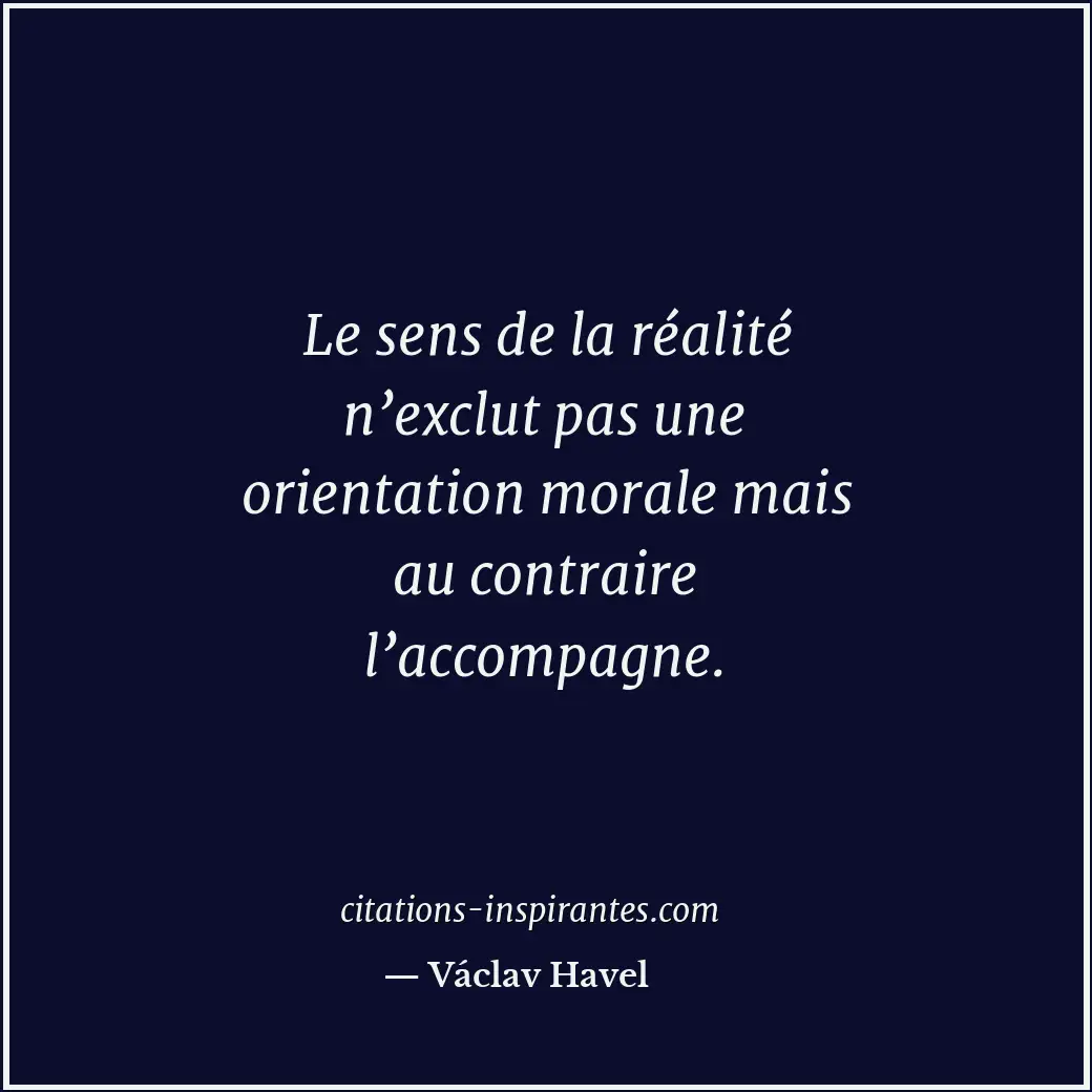 Citation de Václav Havel
