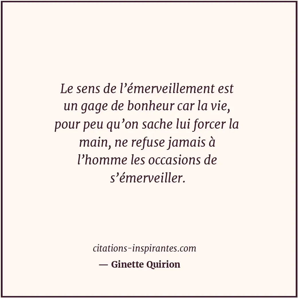 Citation de Ginette Quirion