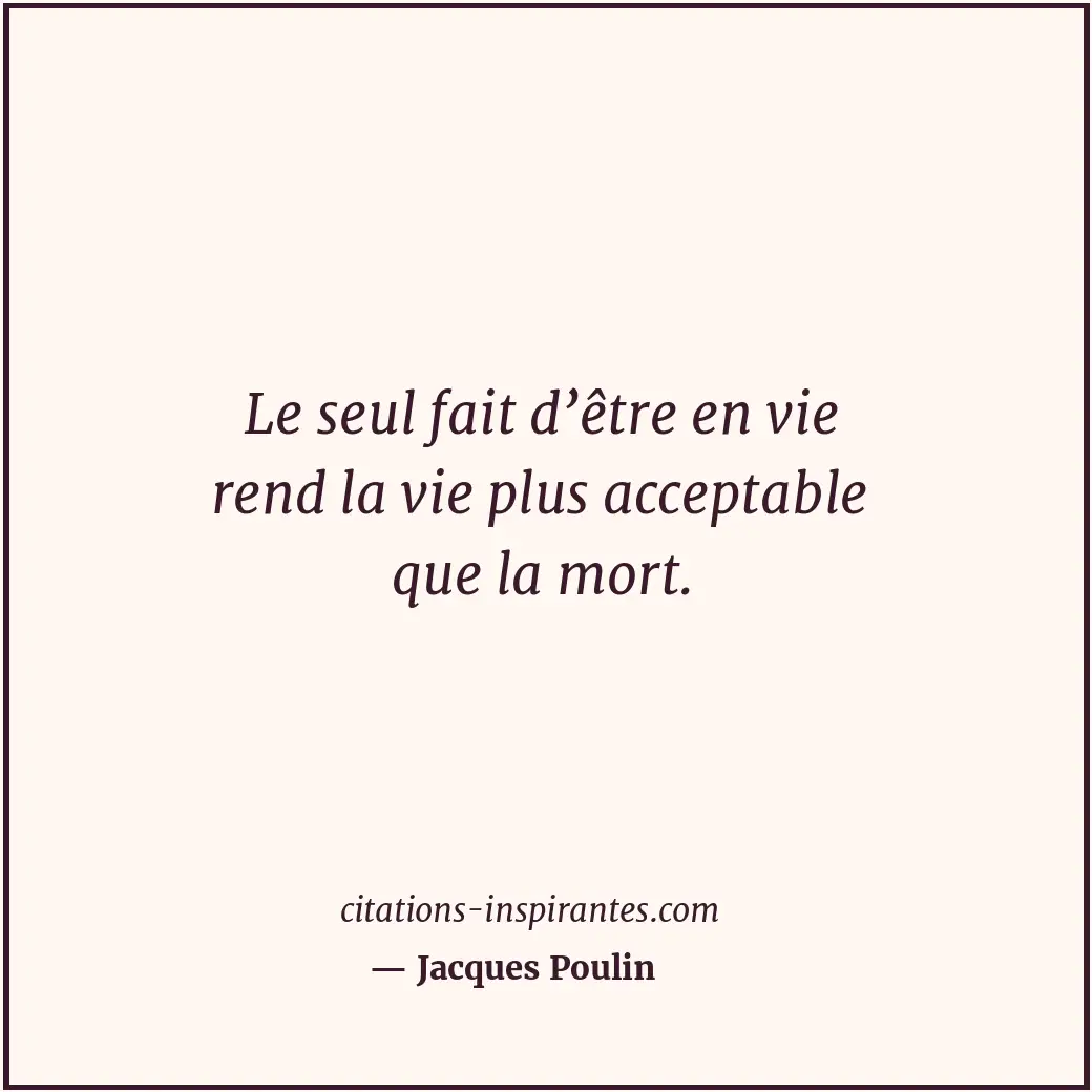 Citation de Jacques Poulin