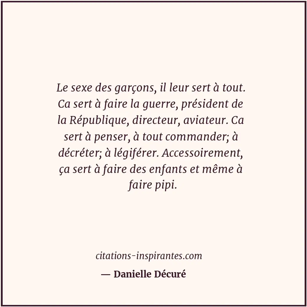 Citation de Danielle Décuré