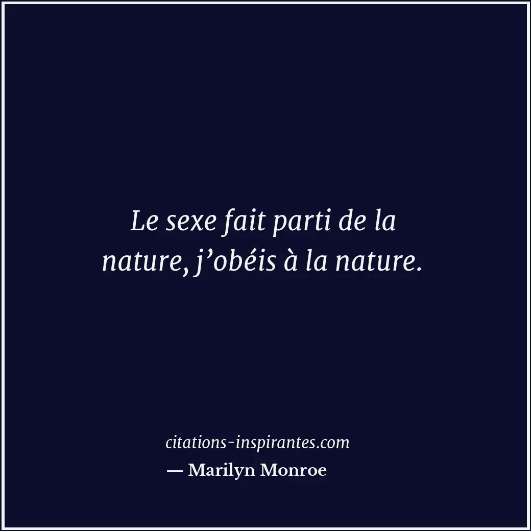 Citation de Marilyn Monroe