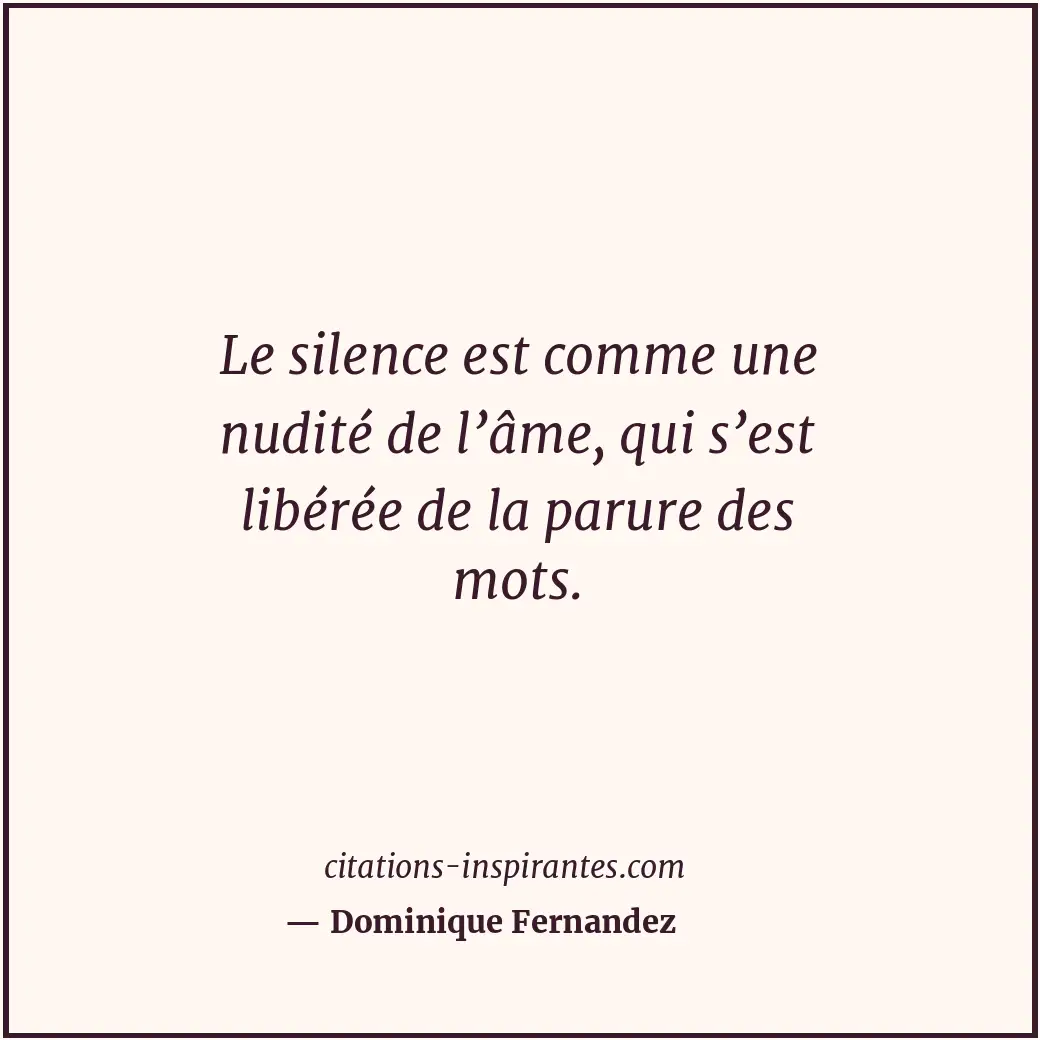 Citation de Dominique Fernandez
