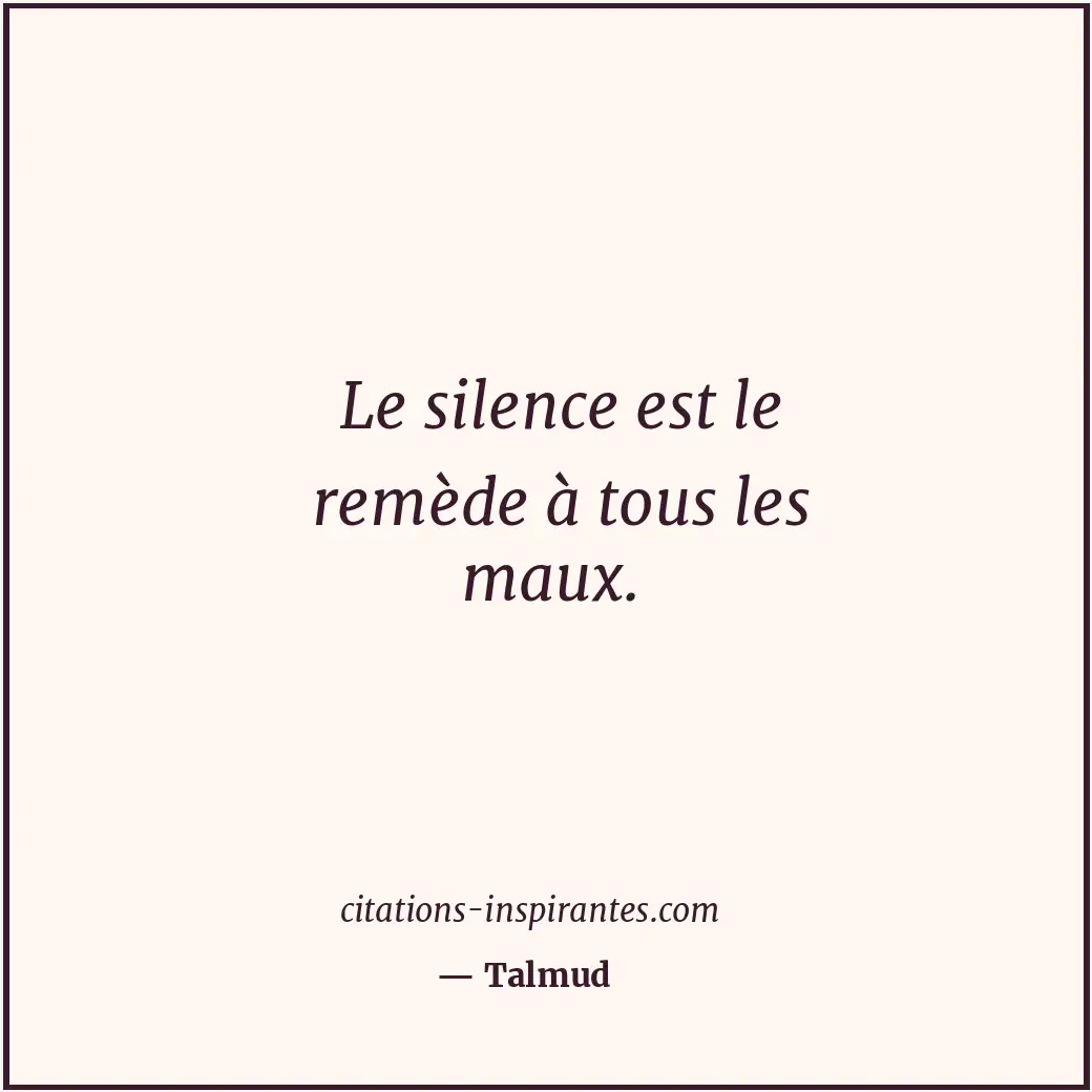 Citation de Talmud