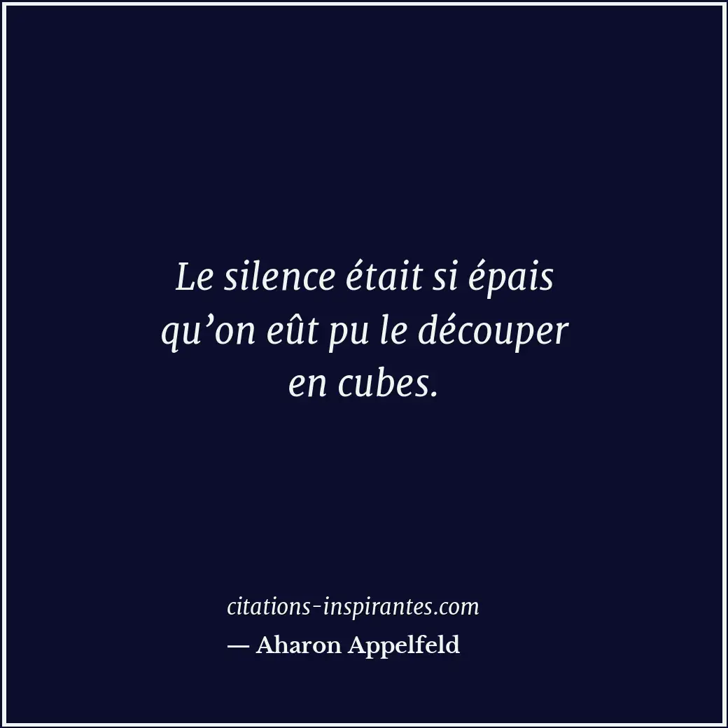 Citation de Aharon Appelfeld