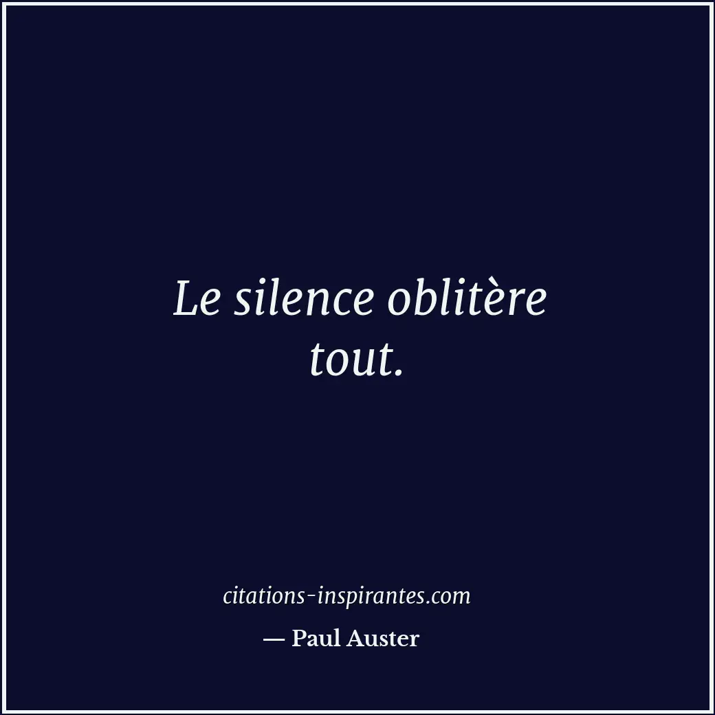 Citation de Paul Auster