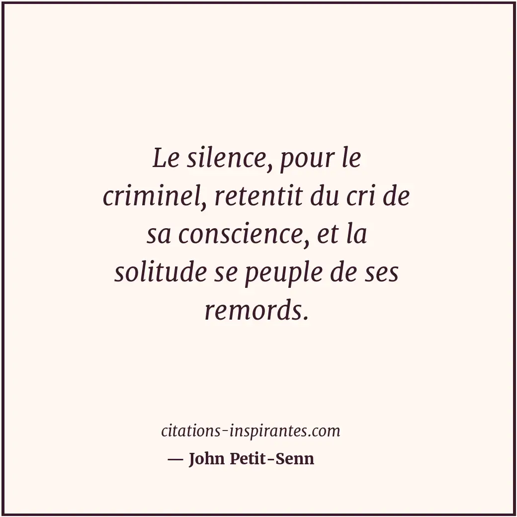 Citation de John Petit-Senn