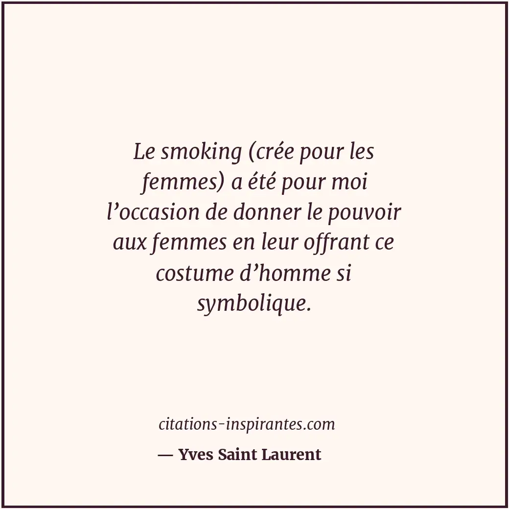Citation de Yves Saint Laurent