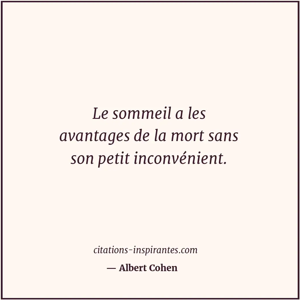 Citation de Albert Cohen