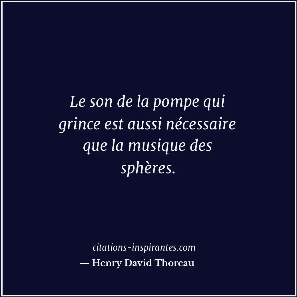 Citation de Henry David Thoreau