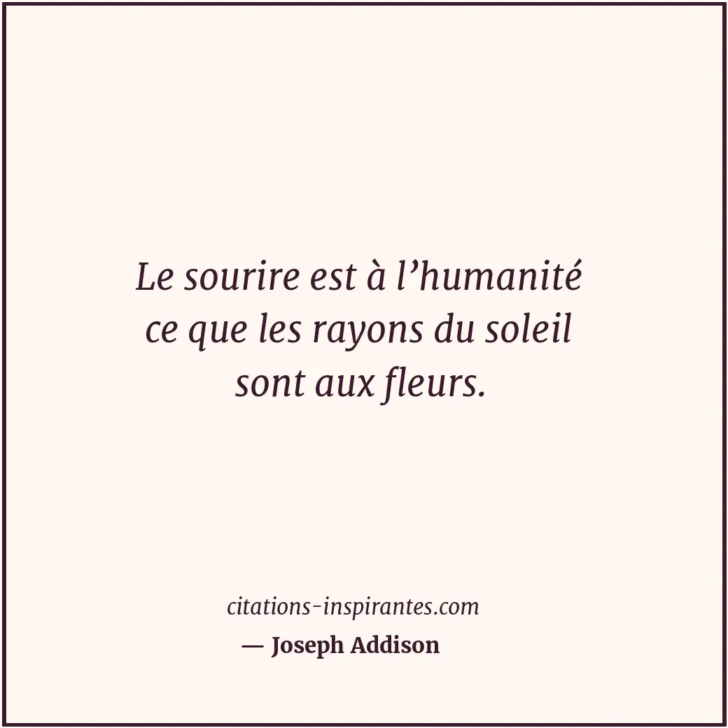 Citation de Joseph Addison