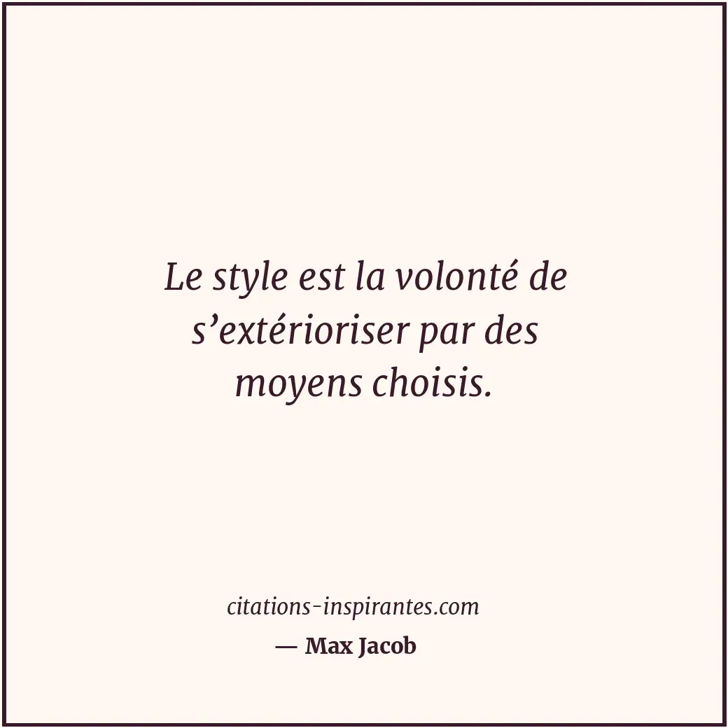 Citation de Max Jacob