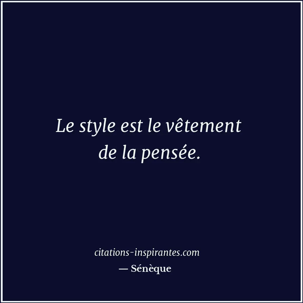 Citation de Sénèque