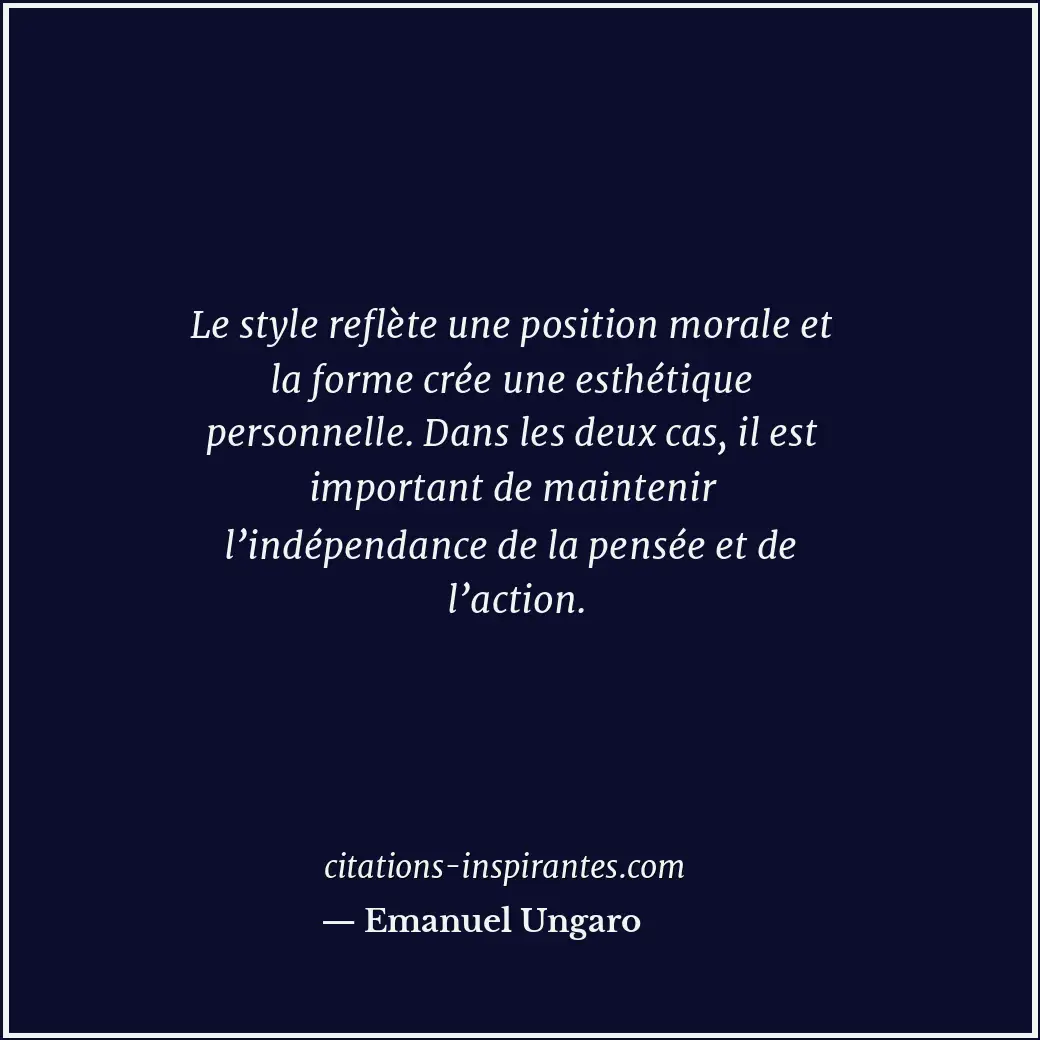 Citation de Emanuel Ungaro
