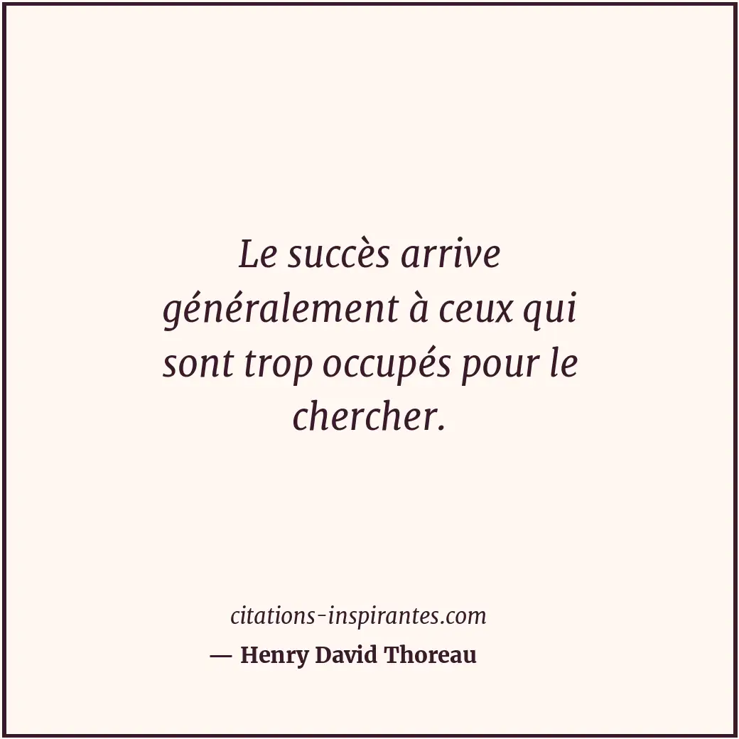 Citation de Henry David Thoreau